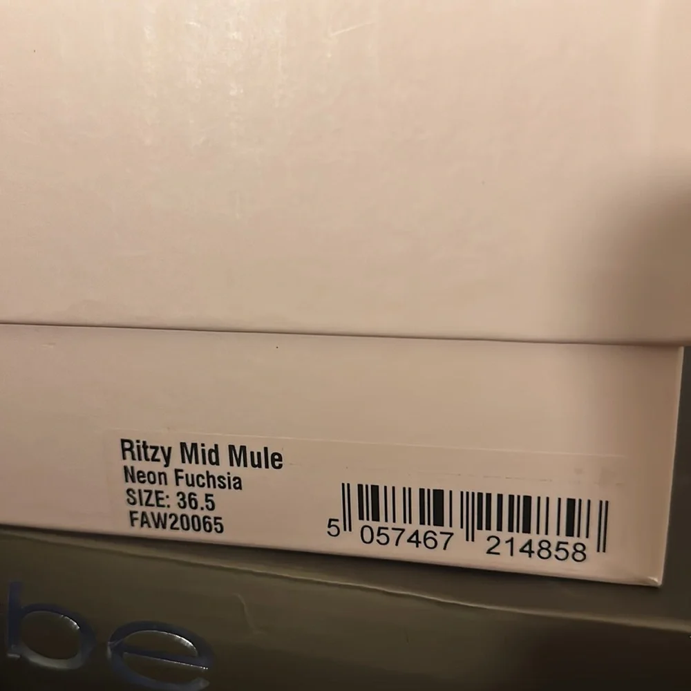 Sophia Webster Neon Fuchsia Ritzy Mid Mule 🩷 - Picture 7 of 9